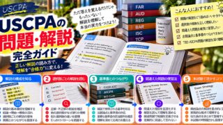 【USCPAの問題・解説 完全ガイド】解説の読み方で理解を合格力に変える（問題集と解説のページ）